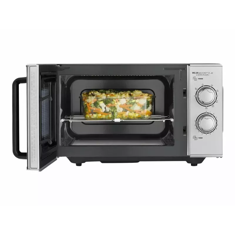 Mikroviļņu krāsns Caso MG 25 Ecostyle, 25 L, 900 W, grila funkcija, sudraba