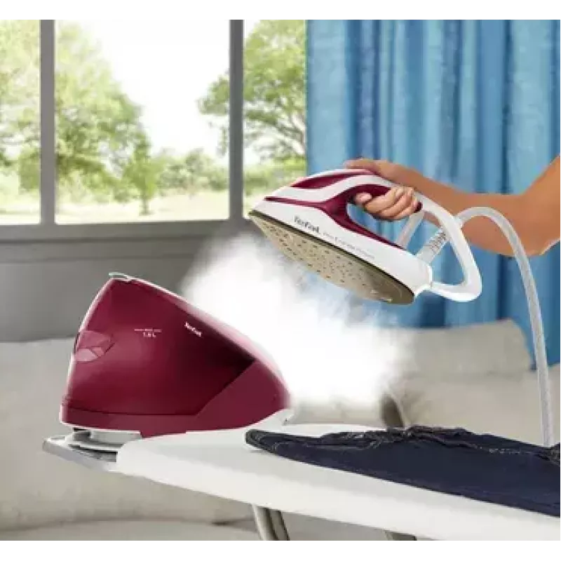 Tefal GV9220 tvaika gludināšanas stacija 2600 W Durilium AirGlide Autoclean zole Bordo, Balta