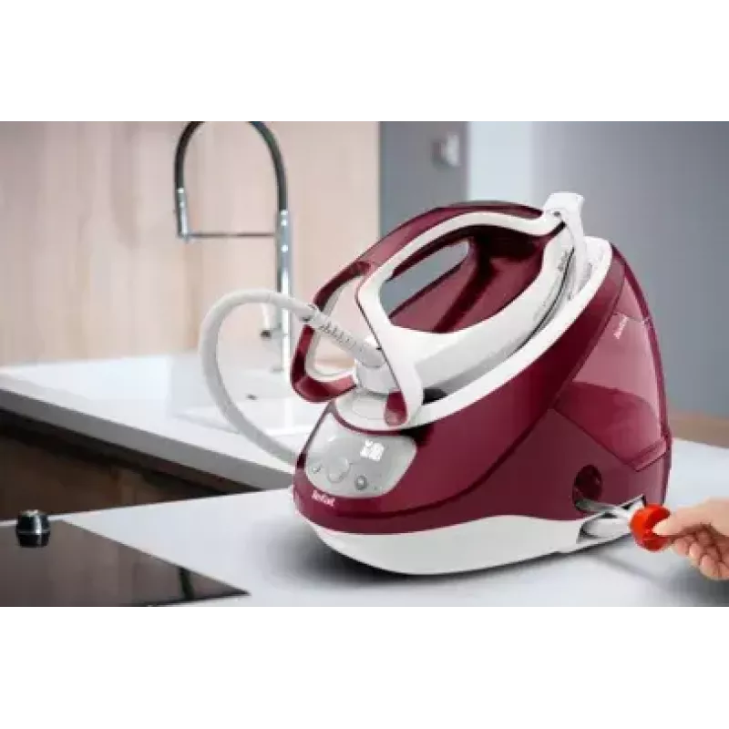 Tefal GV9220 tvaika gludināšanas stacija 2600 W Durilium AirGlide Autoclean zole Bordo, Balta