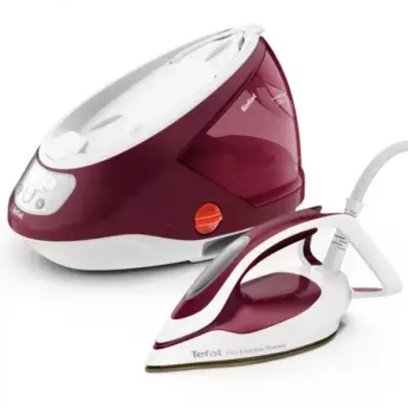Tefal GV9220 tvaika gludināšanas stacija 2600 W Durilium AirGlide Autoclean zole Bordo, Balta