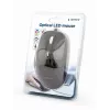GEMBIRD optiskā LED pele MUS-6B-02 vadu USB - 6 pogu ritenis melna