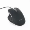 GEMBIRD optiskā LED pele MUS-6B-02 vadu USB - 6 pogu ritenis melna