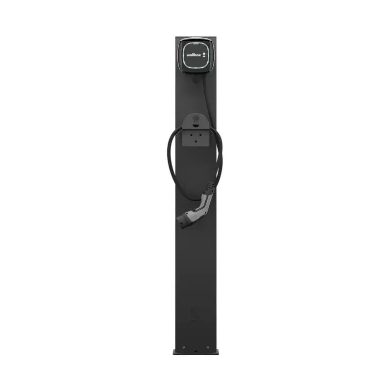 Wallbox pamatnes statīvs Wallbox Eiffel Basic Dual Pulsar saimei, melns