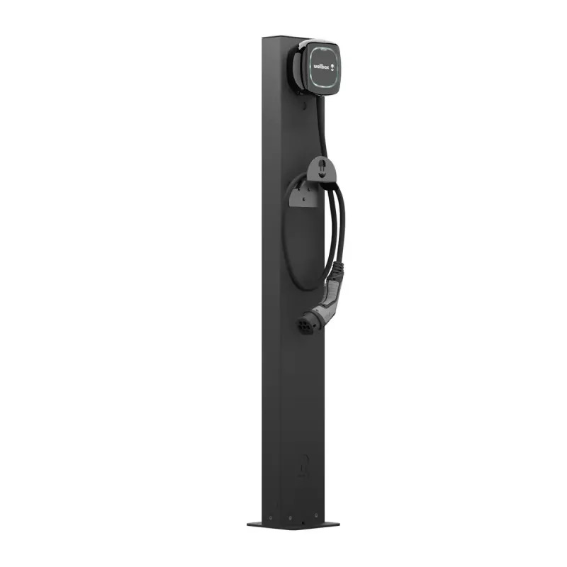 Wallbox pamatnes statīvs Wallbox Eiffel Basic Dual Pulsar saimei, melns