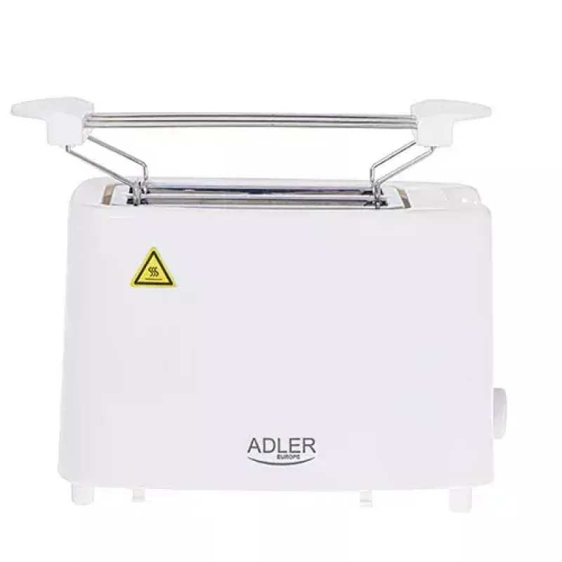 Tosteris Adler AD 3223 2 šķēles 750 W Balts