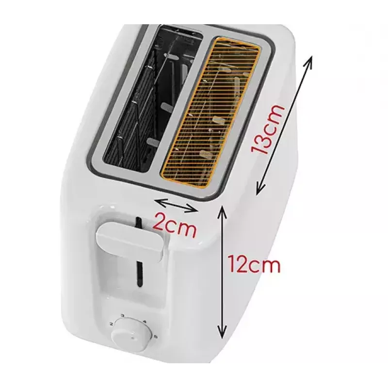 Tosteris Adler AD 3223 2 šķēles 750 W Balts
