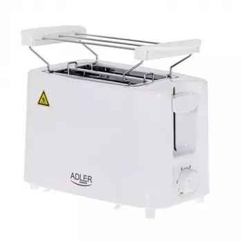 Tosteris Adler AD 3223 2 šķēles 750 W Balts