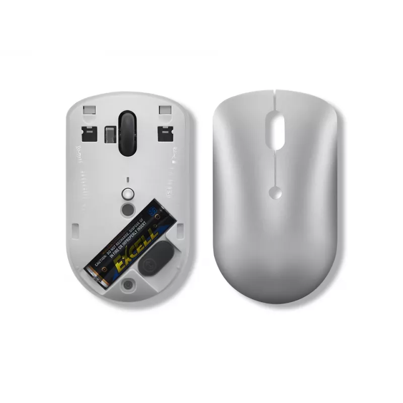 Bezvadu ambidekss pele Lenovo 540 — RF, 2400 DPI, 4 pogas, USB-C uztvērējs, pelēka