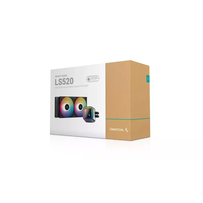 Viss vienā šķidruma dzesētājs DeepCool LS520 12 cm Melns 500-2250 RPM
