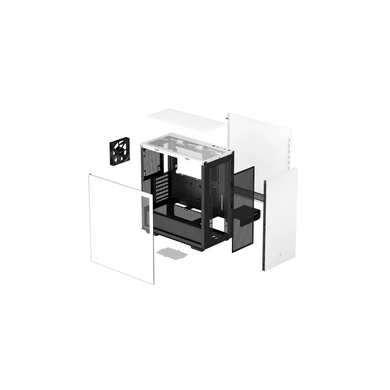 PC korpuss DeepCool CH510 Midi Tower balts