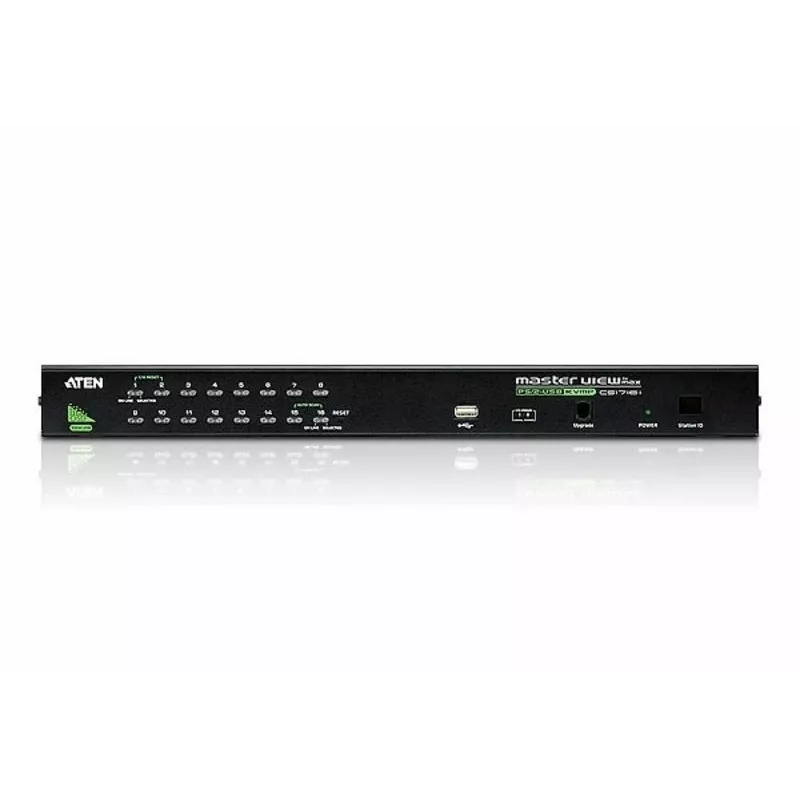 ATEN 16 portu USB - PS/2 VGA KVM slēdzis ar USB perifērijas portu