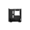 PC korpuss DeepCool CH370 WH Mini Tower — balts, micro ATX/Mini-ITX, rūdīts stikls, RGB ventilatori, 2x 3,5 collu sloti, 3x 2,5 collu sloti, GPU līdz 320 mm