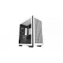 PC korpuss DeepCool CH370 WH Mini Tower — balts, micro ATX/Mini-ITX, rūdīts stikls, RGB ventilatori, 2x 3,5 collu sloti, 3x 2,5 collu sloti, GPU līdz 320 mm