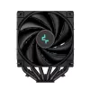 Gaisa dzesētājs DeepCool AK620 ZERO DARK 12 cm Melns, 6 siltuma caurules, 2x120 mm PWM ventilatori, TDP 260 W, Augstums 160 mm