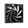 Gaisa dzesētājs DeepCool AK620 ZERO DARK 12 cm Melns, 6 siltuma caurules, 2x120 mm PWM ventilatori, TDP 260 W, Augstums 160 mm