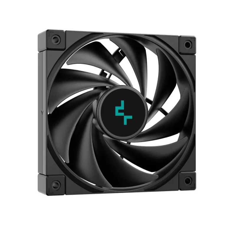 Gaisa dzesētājs DeepCool AK620 ZERO DARK 12 cm Melns, 6 siltuma caurules, 2x120 mm PWM ventilatori, TDP 260 W, Augstums 160 mm