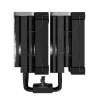 Gaisa dzesētājs DeepCool AK620 ZERO DARK 12 cm Melns, 6 siltuma caurules, 2x120 mm PWM ventilatori, TDP 260 W, Augstums 160 mm