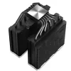 Gaisa dzesētājs DeepCool AK620 ZERO DARK 12 cm Melns, 6 siltuma caurules, 2x120 mm PWM ventilatori, TDP 260 W, Augstums 160 mm