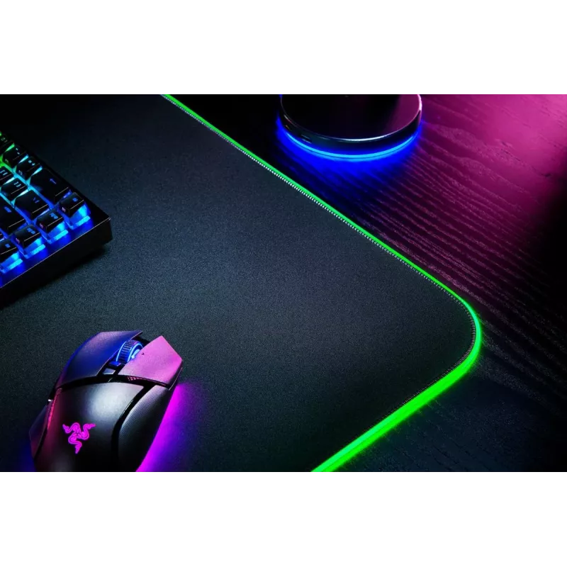 RAZER Goliathus Chroma 3xl - Mīksts spēļu peles paliktnis ar Chroma RGB - Melns