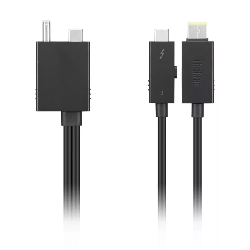 Lenovo 4X91K16970 Thunderbolt kabelis 0.7 m 40 Gbit/s Melns