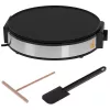 Crepe Maker Adler AD 3058 1600 W Melns Stainless Steel