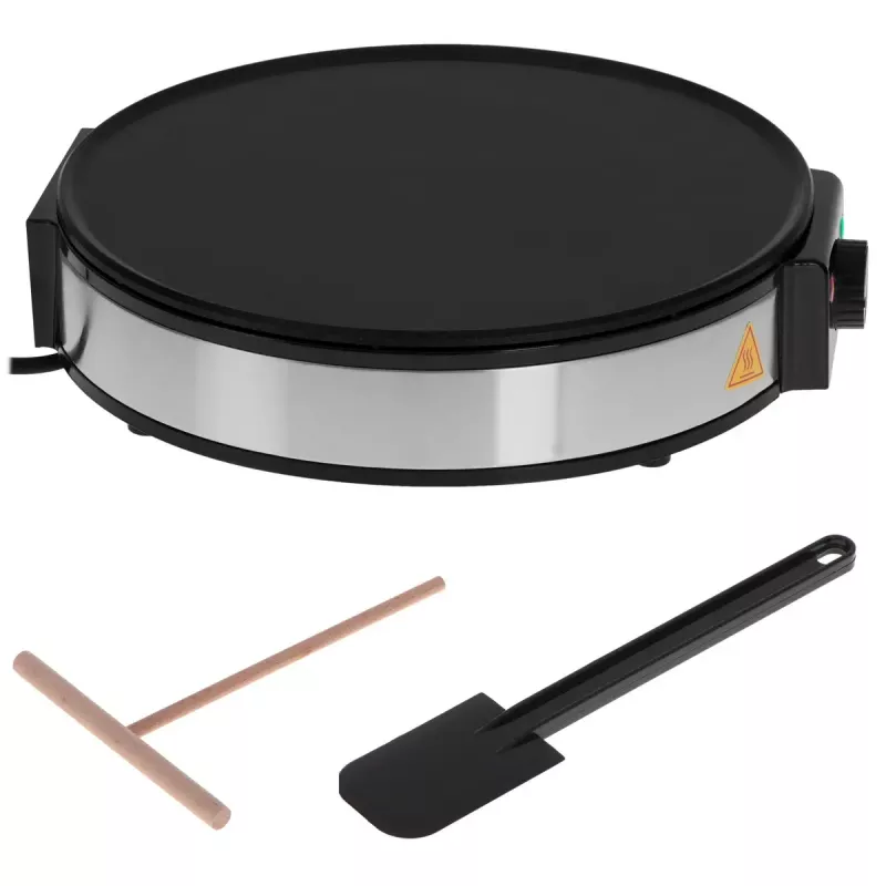 Crepe Maker Adler AD 3058 1600 W Melns Stainless Steel