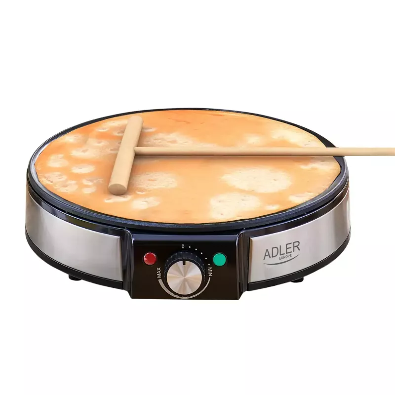 Crepe Maker Adler AD 3058 1600 W Melns Stainless Steel