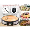 Crepe Maker Adler AD 3058 1600 W Melns Stainless Steel