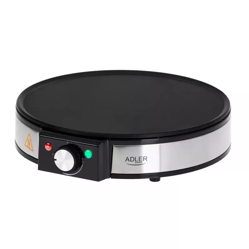 Crepe Maker Adler AD 3058 1600 W Melns Stainless Steel