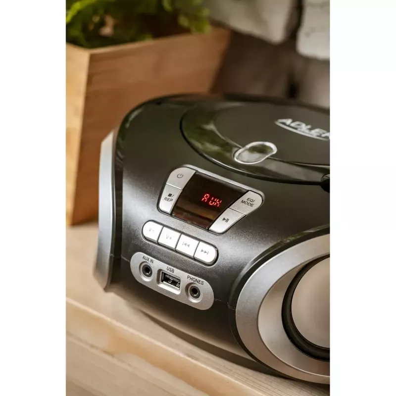 Portable CD player Adler AD 1181 Melns Silver