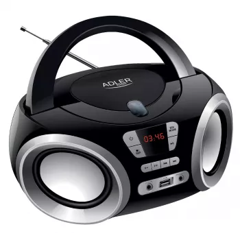 Portable CD player Adler AD 1181 Melns Silver