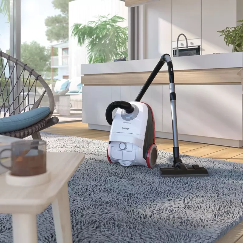 Cilindra putekļsūcējs Gorenje 678487 — 700 W, sausā tīrīšana, 3 L putekļu maiss, HEPA filtrs