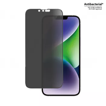 Privātuma ekrāna aizsargstikls PanzerGlass Apple iPhone 14 Plus 13 Pro Max aizsardzība pret skrāpējumiem un triecieniem