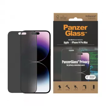 PanzerGlass ® Privātuma ekrāna aizsargs iPhone 14 Pro Max | Ultra-Wide Fit