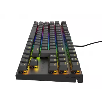GENESIS Thor 303 TKL tastatūra Gaming USB QWERTY Melna RGB LED