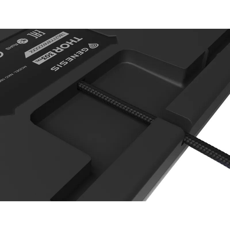 GENESIS Thor 303 TKL tastatūra Gaming USB QWERTY Melna RGB LED