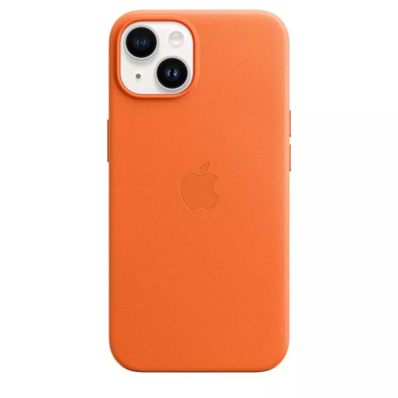 Apple ādas maciņš ar MagSafe iPhone 14 oranžs