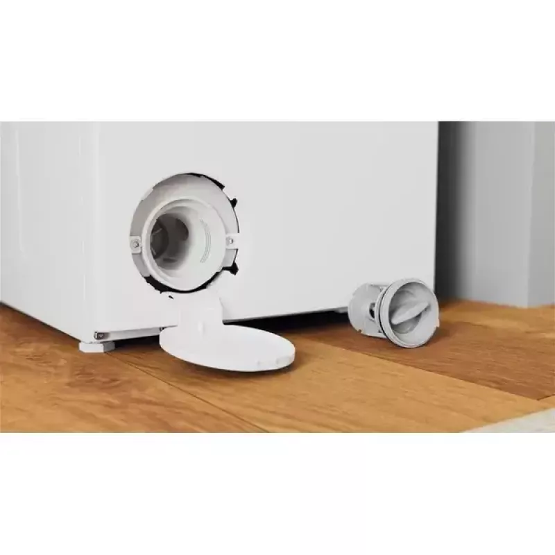 Augšupielādējama veļas mašīna INDESIT BTW S60400 EU/N — 6 kg, 1000 apgr./min, energoefektivitātes klase C, balta