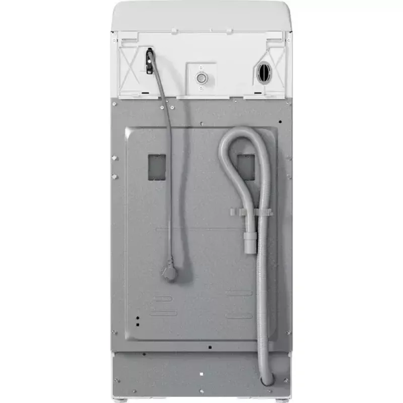 Augšupielādējama veļas mašīna INDESIT BTW S60400 EU/N — 6 kg, 1000 apgr./min, energoefektivitātes klase C, balta