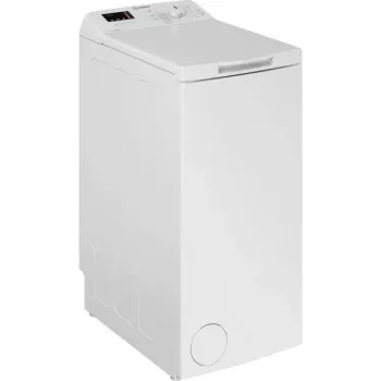 Augšupielādējama veļas mašīna INDESIT BTW S60400 EU/N — 6 kg, 1000 apgr./min, energoefektivitātes klase C, balta