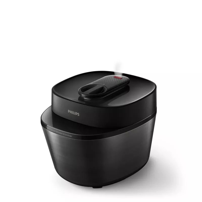 Elektriskais spiediena katls Philips HD2151/40 — 5 L, 1000 W, 34 auto programmas, melns