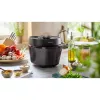 Elektriskais spiediena katls Philips HD2151/40 — 5 L, 1000 W, 34 auto programmas, melns