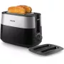 Philips Daily Collection HD2517/90 tosteris 8 2 šķēles 900 W Melns, Sudrabs