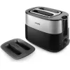 Philips Daily Collection HD2517/90 tosteris 8 2 šķēles 900 W Melns, Sudrabs