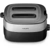 Philips Daily Collection HD2517/90 tosteris 8 2 šķēles 900 W Melns, Sudrabs