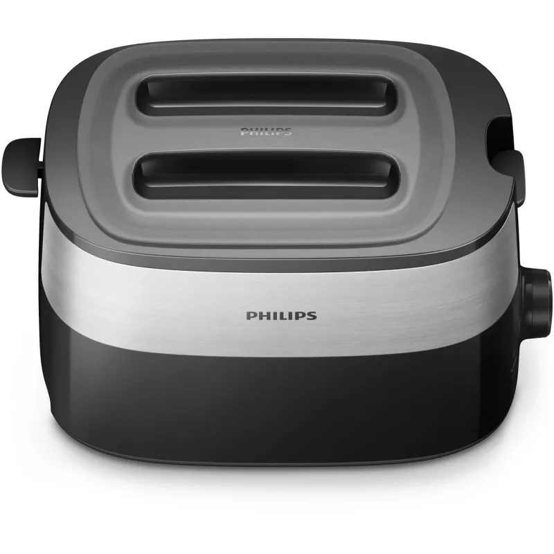 Philips Daily Collection HD2517/90 tosteris 8 2 šķēles 900 W Melns, Sudrabs