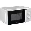 Solo mikroviļņu krāsns Gorenje 740248 — 800 W, 20 L, balta, 5 jaudas līmeņi, 270 mm rotējošais stikla šķīvis