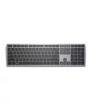 DELL Pro Plus tastatūra - KB700 - Russian (QWERTY), Full-size (100%), Wireless, RF Wireless + Bluetooth, QWERTY, pelēka