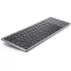 Tastatūra DELL KB740 Office RF bezvadu + Bluetooth QWERTY US International pelēka melna