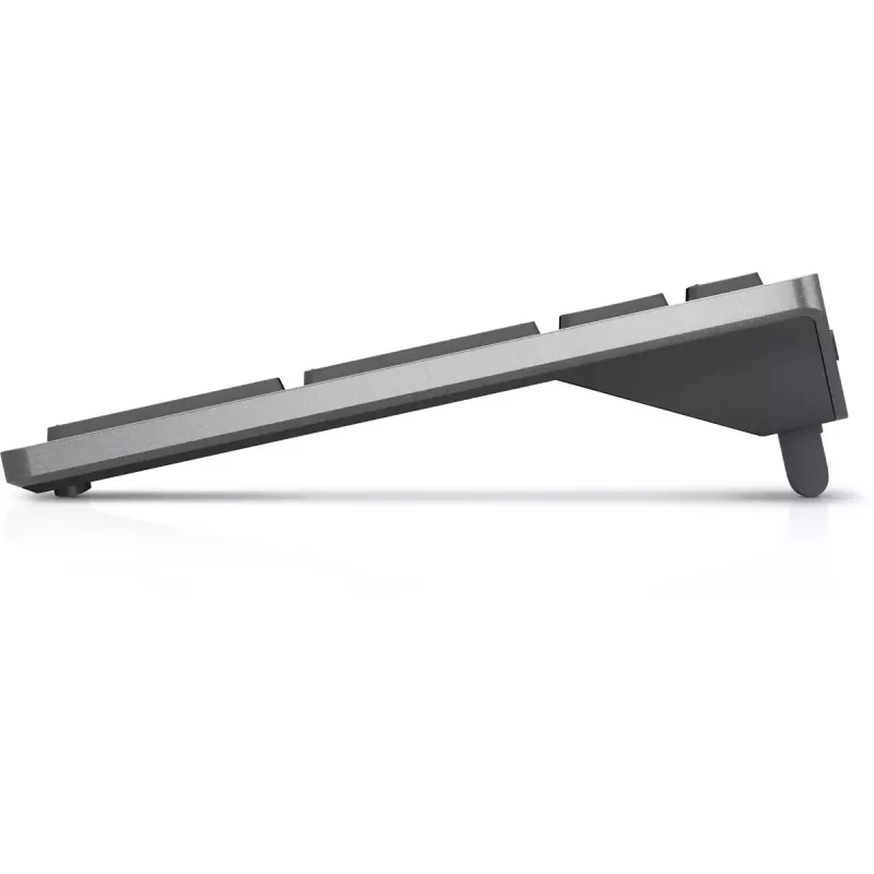 Tastatūra DELL KB740 Office RF bezvadu + Bluetooth QWERTY US International pelēka melna